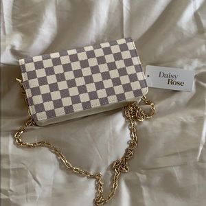 Daisy Rose Checkered cross body bag
